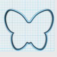 cookie cutter butterfly 3d print model - Mito3D