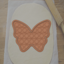 kurabiye kesici kelebek pop 3d print model - Mito3D