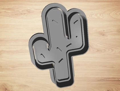 Plätzchen Cutter Kaktus Stempel Kochstempel CookiesButter Kekse Ausstechform Ausstechformen Tonstempel Tonschneider Keks Keksausstecher Keksstempel 3d print model - Mito3D