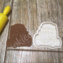 cookie cutter cars mack home bakery mould 3d print model - Mito3D