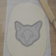 cookie cutter cat head 3d print model - Mito3D