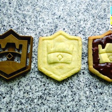 el cortador de la galleta galletas choque royale casa corte las cookies 3d print model - Mito3D