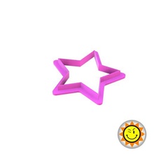 cookie cutter clay pottery star modelling 3d print model - Mito3D