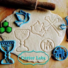 de coupeur biscuit à la communion l'église divers abc cutter cookie 3d print model - Mito3D