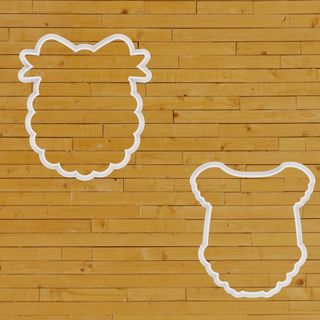 biscuit coupeur contours bébé vêtements biscuits répondre fondant Gâteaux cadeau masses décoration Biscotti cookie art sucre décorer Biscuits décorés 3d print model - Mito3D