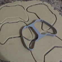 cookie cutter control xbox food cookies cakes one controller pastry 3d print model - Mito3D