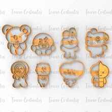 cookie cutter bts cutting mould 3d print model - Mito3D