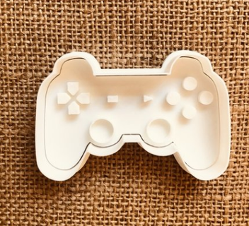 cookie cutter ps4 joystick controller command cutters cookies 3d print model - Mito3D