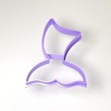 kurabiye kesici Cortante sirenler kuyruk Kola Sirena 3d print model - Mito3D