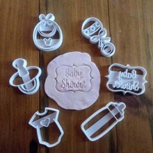 cookie cutter cortantes baby shower various 3d print model - Mito3D