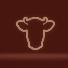 biscotto taglierina mucca viso attrezzo animale 3d print model - Mito3D