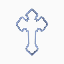 cookie cutter cross church baptism communion cutting cutters moulds 3d print model - Mito3D