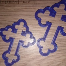 cookie cutter cross home 3d print model - Mito3D