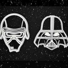 cookie cutter darth vader - kylo ren home Ausstechformen scharf Küche Fräser cut cokiecutter cooky Kuchen fondant Silikonform Essen star wars stormtrooper 3d print model - Mito3D