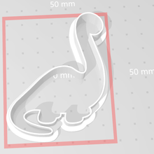 cortador de cookie dino 3 ferramenta dinaussaur 3d print model - Mito3D