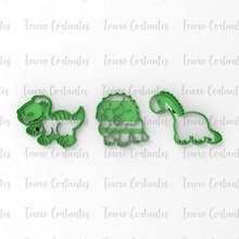Galleta cortador dinosaurio rex dinosaurios corte molde tirano saurio Rex 3d print model - Mito3D