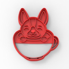 cookie cutter dog home coockie 3d print model - Mito3D