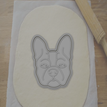 cookie cutter dog head 3d print model - Mito3D