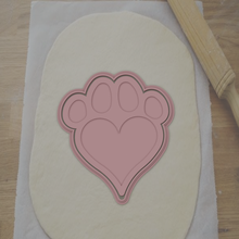 cookie cutter dog paw 3d print model - Mito3D