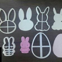 Ausstecher Ostern verschiedene cookie cutter Konditorei Kaninchen ei 3d print model - Mito3D