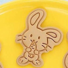 biscuit coupeur Pâques lapin cuisson enfants Oeuf polymère argile 3d print model - Mito3D
