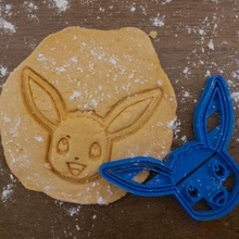 cookie cutter eevee pok mon pokemon go food tools art cookies cutters dessert 3d print printing 3d print model - Mito3D