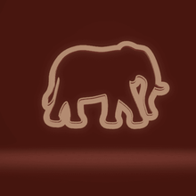 Galleta cortador elefante herramienta animal África 3d print model - Mito3D