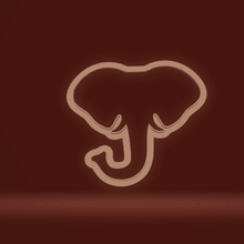 biscuit coupeur l'éléphant tête outil animal Afrique 3d print model - Mito3D
