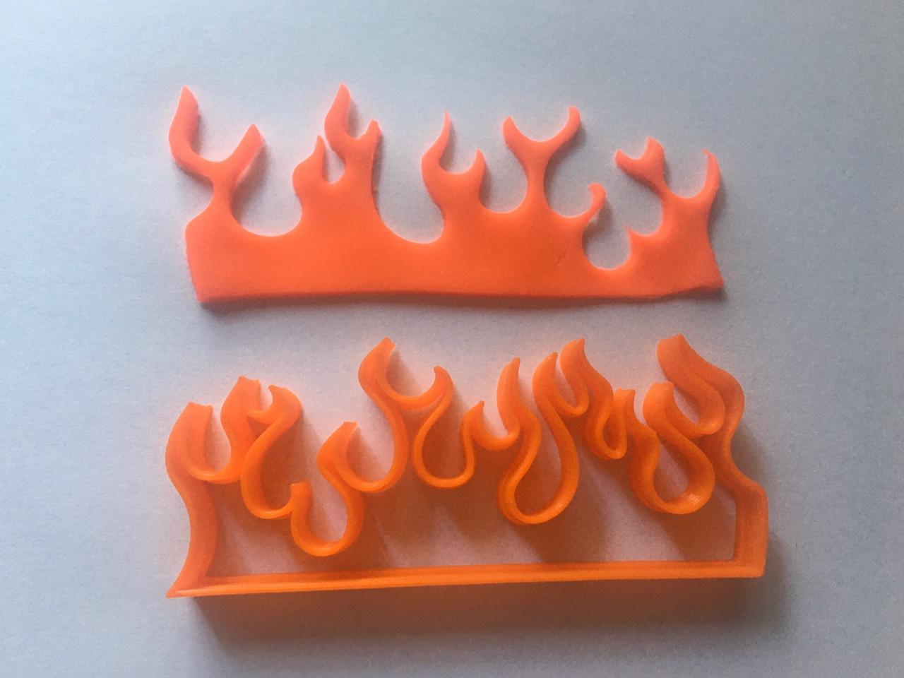 biscoito cortador fogo americano 3D print model - Mito3D