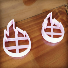 cookie cutter fuoco tagliatori a fiamma di gadget blaze taglio 3d print model - Mito3D