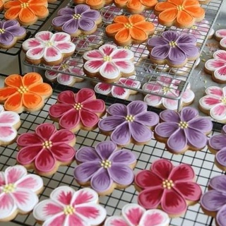 biscotto taglierina fiore 6 petali gratuito playdoh forno cucina accessorio 3d print model - Mito3D
