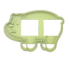 cookie cutter fondant grizzly we bare bears tool 3d print model - Mito3D