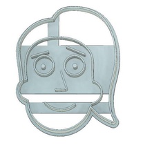 cookie cutter fondant rick morty summer smith tool 3d print model - Mito3D