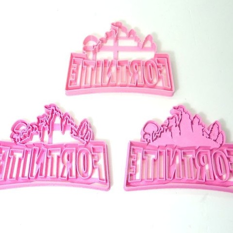 cookie cutter fortnite cutting logo home cutters biscuits 3D print model - Mito3D
