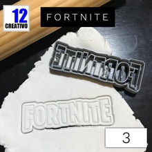 cookie cutter fortnite logo home game ps4 3d print model - Mito3D
