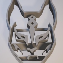fortnite mask cookie cutter art biscuit 3d print model - Mito3D