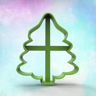 cookie cutter frame tree cutting cookies framework 3d print model - Mito3D