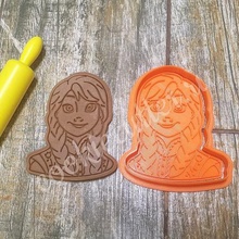 cookie cutter frozen anna home bakery mould 3d print model - Mito3D
