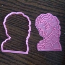 cookie cutter frozen character home elsa olaf 3d print model - Mito3D
