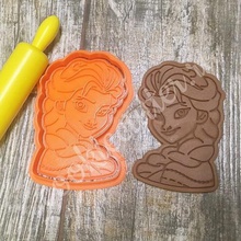 cookie cutter frozen elsa home bakery mould 3d print model - Mito3D