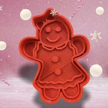 cookie cutter gingerbread christmas cookies ginger 3d print model - Mito3D