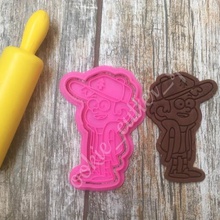 cookie cutter gravity falls dipper home bakery mould 3d print model - Mito3D