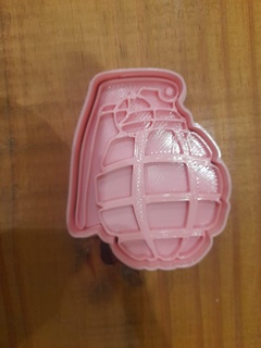 biscuit coupeur grenade Coupe 3d print model - Mito3D