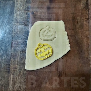 biscotto taglierina Halloween zucca cucina casa 3d print model - Mito3D