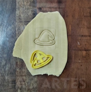 biscotto taglierina Halloween strega cappello cucina casa 3d print model - Mito3D
