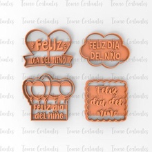 cookie cutter happy children's day cutting mould from child 3d print model - Mito3D