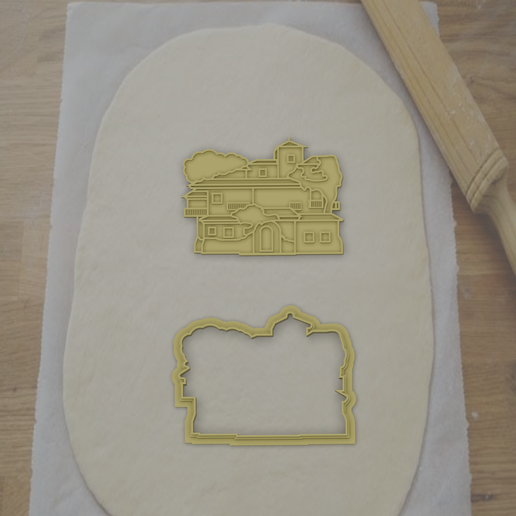 biscuit coupeur hanté maison 3D print model - Mito3D