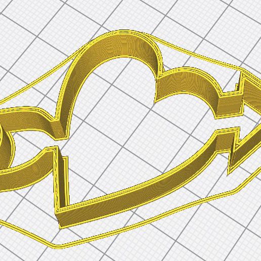 cookie cutter heart arrow art 3D print model - Mito3D