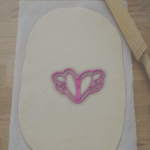 cookie cutter heart cactu decoration 3D print model - Mito3D