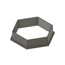 cookie cutter hexagon home kitchen coockies 3d print model - Mito3D